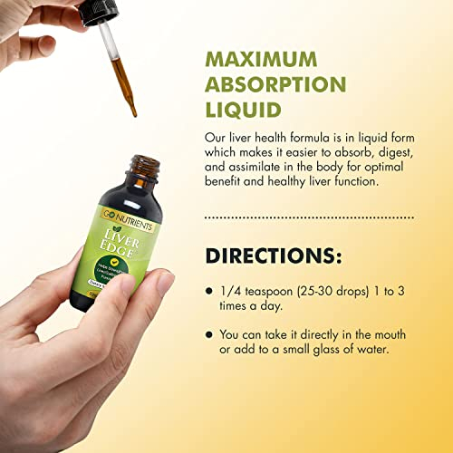 Foto 5 pulgar | Suplemento Go Nutrients Liver Edge Liver Cleanse, 60 Ml - Venta Internacional.