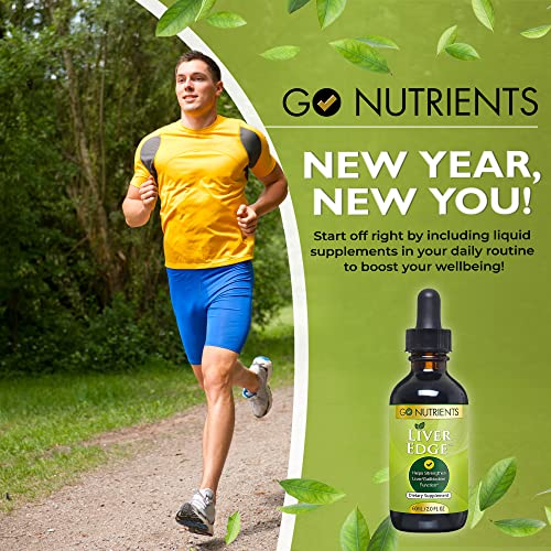 Foto 7 pulgar | Suplemento Go Nutrients Liver Edge Liver Cleanse, 60 Ml - Venta Internacional.