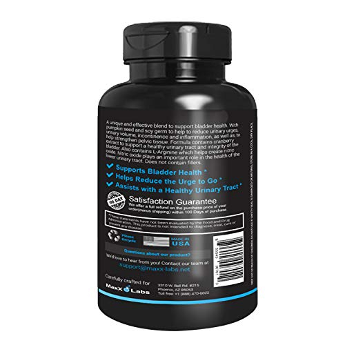 Foto 3 | Suplemento Maxx Labs Para El Control De La Vejiga Y Las Infecciones Urinarias, 60 Unidades - Venta Internacional.
