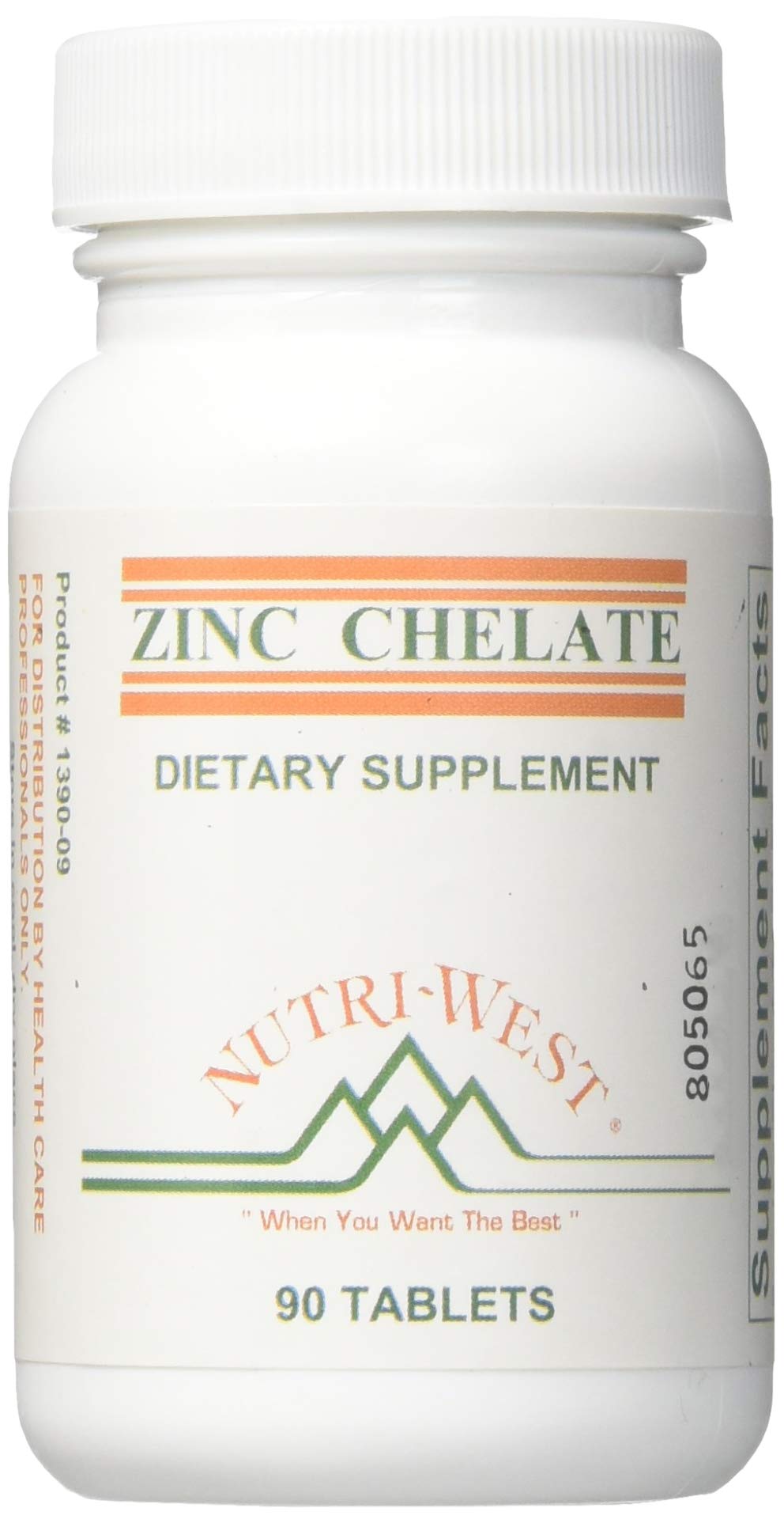 Foto 2 pulgar | Suplemento De Quelato De Zinc Nutriwest 16 Mg 90 Tabletas - Venta Internacional.