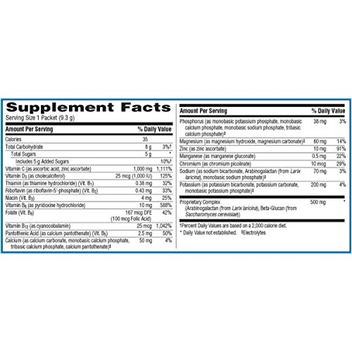 Foto 6 pulgar | Suplemento Emergen-c Immune+ De 1000 Mg De Vitamina C En Polvo, 50 Unidades - Venta Internacional.