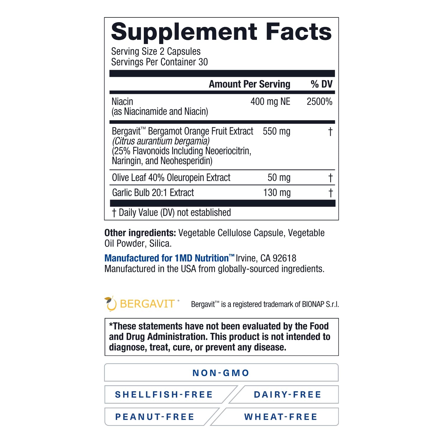 Foto 4 pulgar | Supplement 1md Nutrition Cholestmd Apoya Un Colesterol Saludable - Venta Internacional.