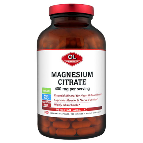 Foto 1 | Suplemento Olympian Labs De Citrato De Magnesio 300 Cápsulas X 2 - Venta Internacional.