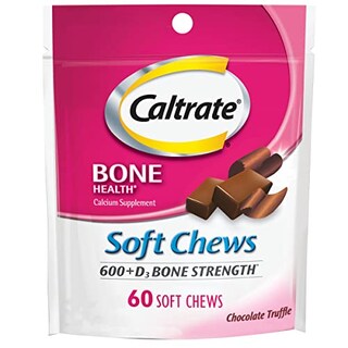 Foto 1 | Suplemento Caltrate Soft Chews, 600 Mg De Calcio + D3, 60 Unidades - Venta Internacional.