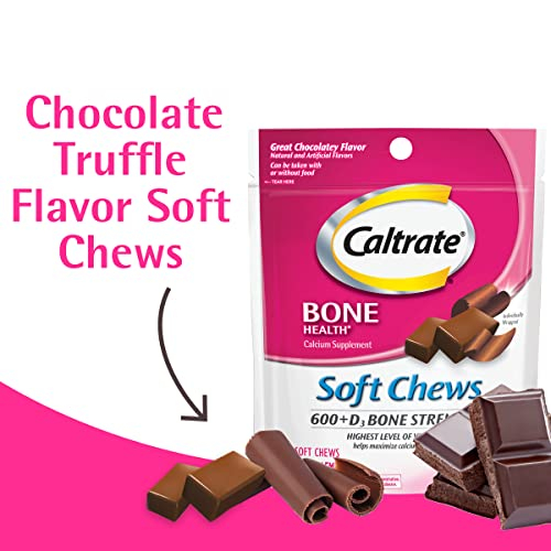 Foto 3 pulgar | Suplemento Caltrate Soft Chews, 600 Mg De Calcio + D3, 60 Unidades - Venta Internacional.