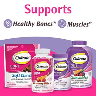 Foto 7 | Suplemento Caltrate Soft Chews, 600 Mg De Calcio + D3, 60 Unidades - Venta Internacional.