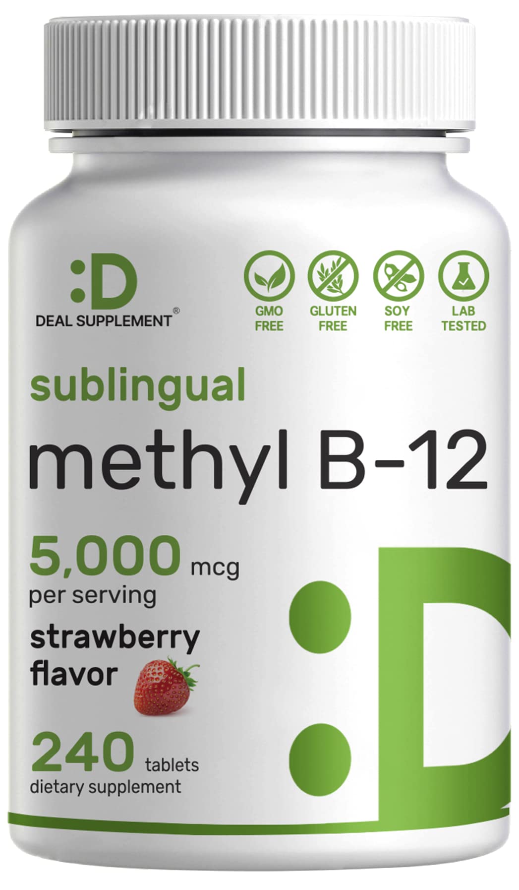 Foto 2 pulgar | Suplemento, Oferta, Suplemento De Metil Vitamina B-12, 5000 Mcg, 240  - Venta Internacional.