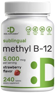 Foto 1 | Suplemento, Oferta, Suplemento De Metil Vitamina B-12, 5000 Mcg, 240 - Venta Internacional.