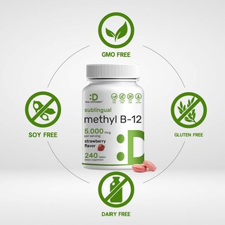 Foto 5 | Suplemento, Oferta, Suplemento De Metil Vitamina B-12, 5000 Mcg, 240 - Venta Internacional.