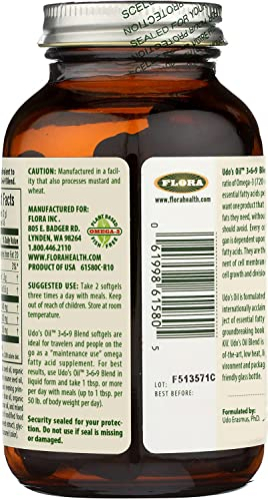 Foto 4 pulgar | Suplemento Udo's Choice Flora Omega 369, Mezcla De Aceites, 90 Cápsulas - Venta Internacional.