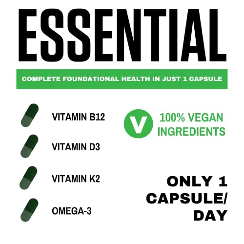 Foto 4 | Suplemento Multivitamínico Vedge Vegan Omega 3 Diario Durante 30 Días - Venta Internacional.