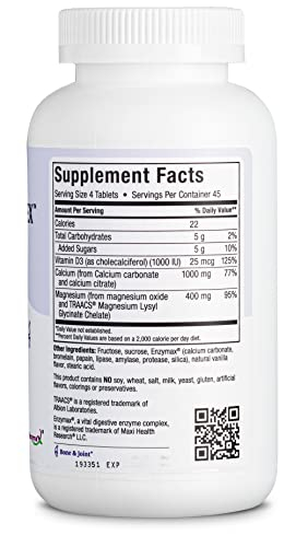 Foto 7 pulgar | Suplemento Maxi Health Masticable Calcium Complex 1000 Mg - Venta Internacional.