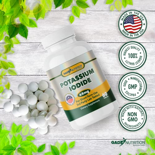 Foto 5 | Suplemento Dietético Gade Nutrition, Yoduro De Potasio, 65 Mg - Venta Internacional.