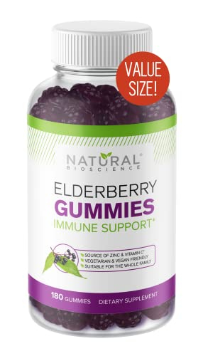 Foto 2 pulgar | Suplemento: Gomitas De Sambucus Y Saúco De Natural Bioscience 18 - Venta Internacional.