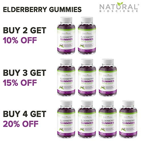Foto 3 pulgar | Suplemento: Gomitas De Sambucus Y Saúco De Natural Bioscience 18 - Venta Internacional.