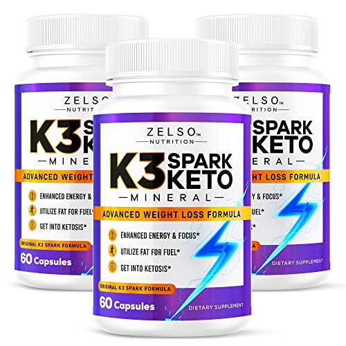 Foto 2 pulgar | Paquete De 3 Píldoras Minerales K3 Spark, Suministro Para 90 Días De Zelso Nutri - Venta Internacional.