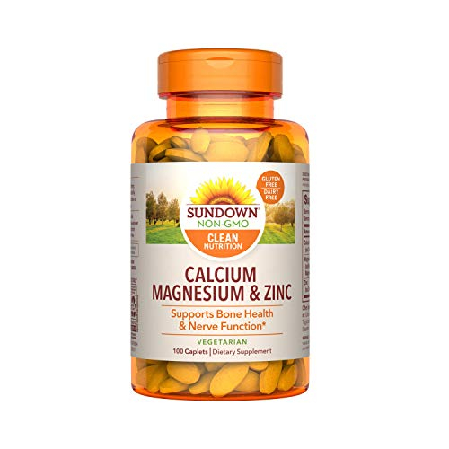 Suplemento Sundown Calcium Magnesio Zinc 100 Comprimidos - Venta Internacional.