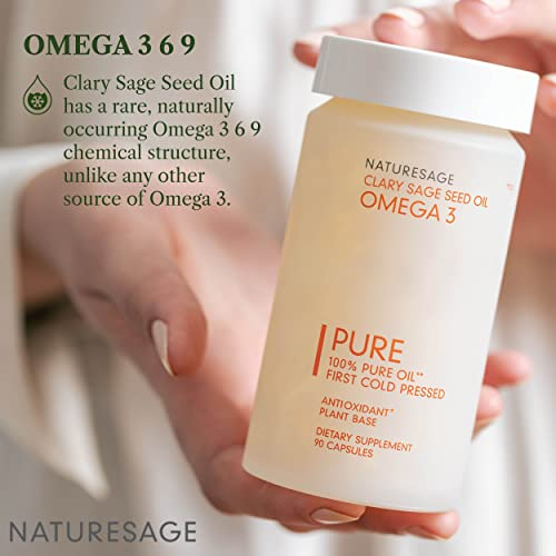 Foto 3 pulgar | Suplemento Naturesage Vegan Omega 3 6 9 Semillas De Salvia Sclarea 90 C - Venta Internacional.
