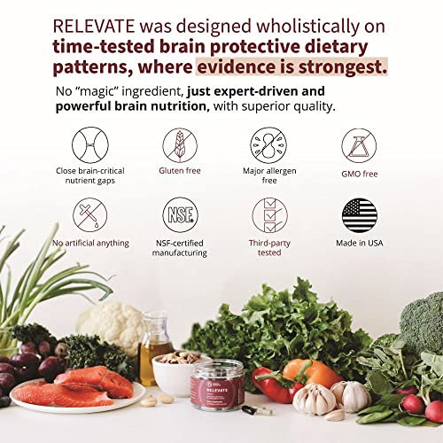 Foto 5 pulgar | Suplemento Neuroreserve Relevate Brain Health Memory Focus - Venta Internacional.