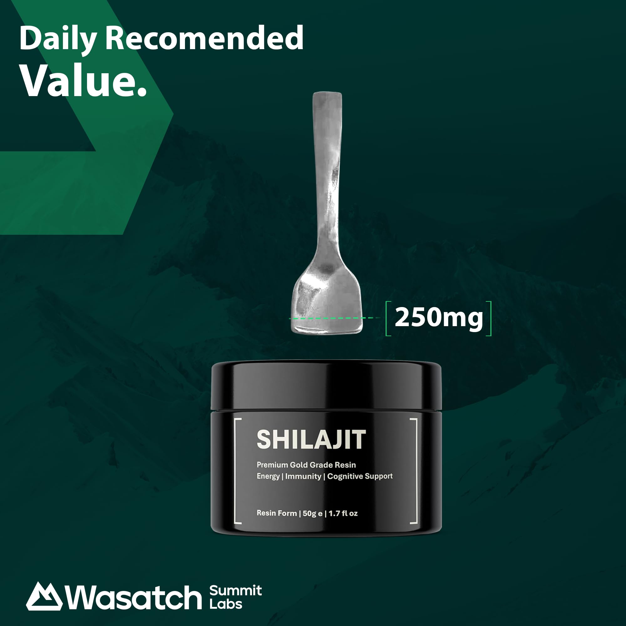 Foto 6 pulgar | Resina Shilajit Wasatch Summit Labs, Más De 85 Minerales Orgánicos, 30 Ml - Venta Internacional.