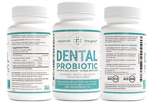 Foto 3 pulgar | Los Suplementos Reponen El Buen Probiótico Dental 60 Tabletas - Venta Internacional.