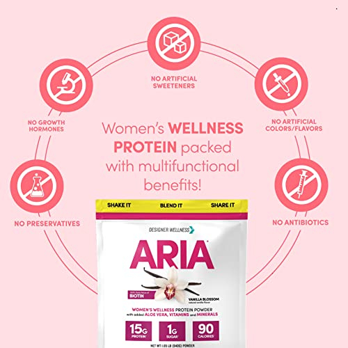 Foto 7 pulgar | Proteína En Polvo Designer Wellness Aria Para Mujer, Vainilla, 840 G - Venta Internacional.