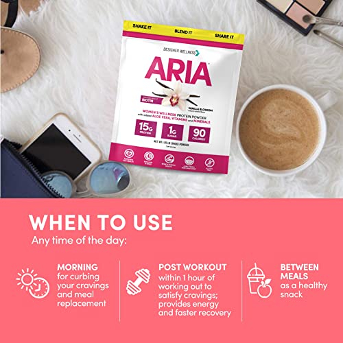 Foto 8 pulgar | Proteína En Polvo Designer Wellness Aria Para Mujer, Vainilla, 840 G - Venta Internacional.