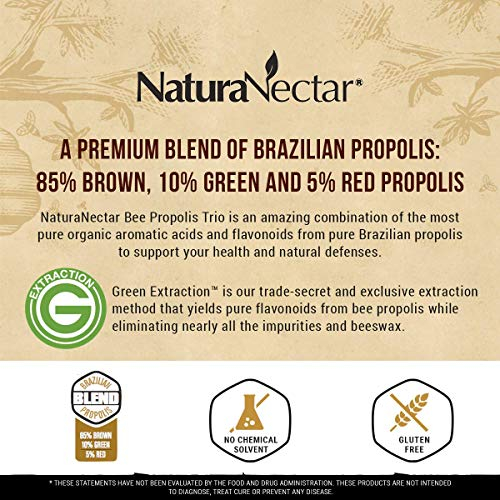 Foto 4 pulgar | Suplemento Naturanectar Natural Bee Proplis Trio 60 Cápsulas - Venta Internacional.