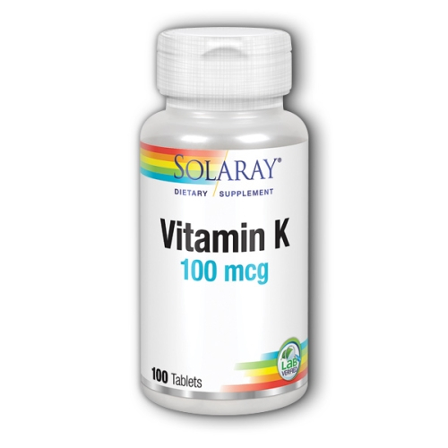 Foto 2 pulgar | Suplemento De Vitamina K Solaray 100 Comprimidos (paquete De 2) - Venta Internacional.