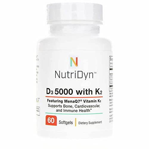 Foto 2 pulgar | Suplemento Nutri-dyn D3 5000 Con K2 60 Cápsulas Blandas - Venta Internacional.