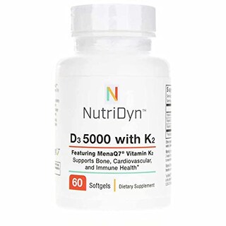 Foto 1 | Suplemento Nutri-dyn D3 5000 Con K2 60 Cápsulas Blandas - Venta Internacional.