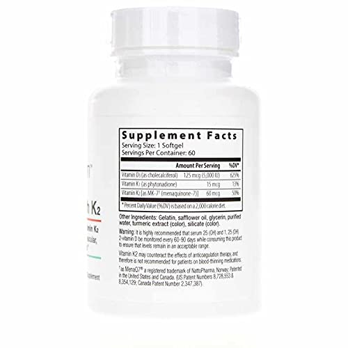 Foto 3 pulgar | Suplemento Nutri-dyn D3 5000 Con K2 60 Cápsulas Blandas - Venta Internacional.