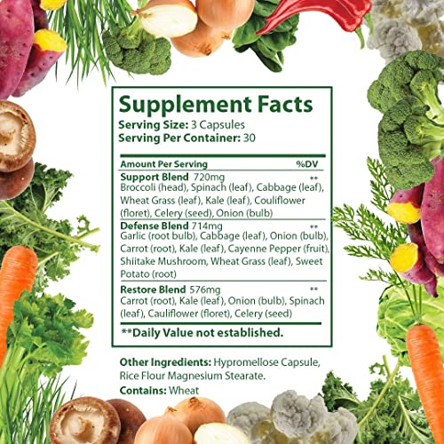 Foto 5 pulgar | Suplemento De Frutas Y Verduras Just Ripe Nutrition, 180 Cápsulas - Venta Internacional.