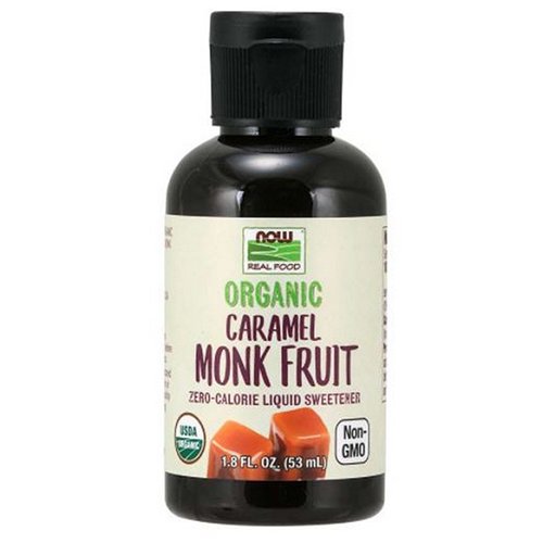 Foto 2 pulgar | Supplement Now Foods Caramel Monk Fruit Orgánico, 50 Ml - Venta Internacional.