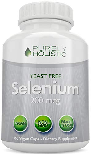 Foto 2 pulgar | Suplemento De Selenio Puramente Holístico, 200 Mcg, 365 Cápsulas Veganas - Venta Internacional.