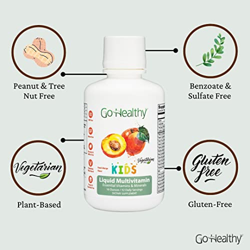 Foto 5 pulgar | Multivitamínico Líquido Go Healthy Para Niños, 32 Porciones - Venta Internacional.