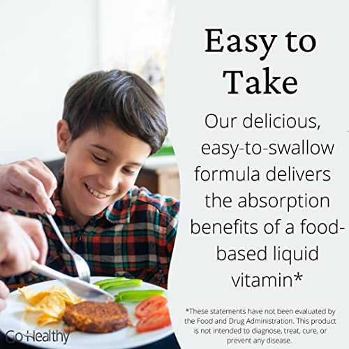 Foto 6 | Multivitamínico Líquido Go Healthy Para Niños, 32 Porciones - Venta Internacional.