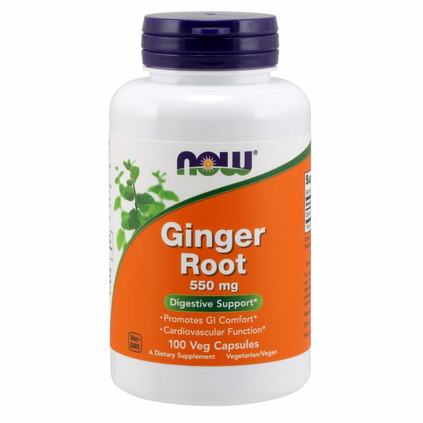 Foto 2 pulgar | Suplement Now Foods Raíz De Jengibre 550 Mg 100 Cápsulas - Venta Internacional.