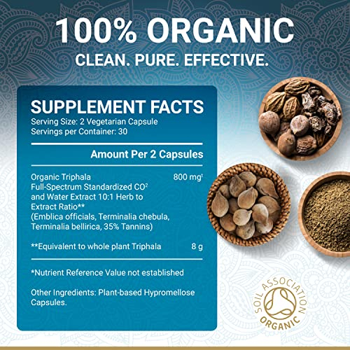 Foto 7 | Suplemento True Veda Organic Triphala En Cápsulas 60 Cápsulas - Venta Internacional.