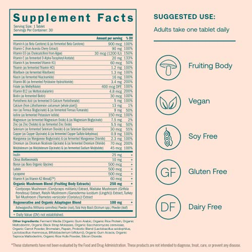 Foto 3 pulgar | Multivitamínico True Grace One Daily Para Mujeres, 30 Tabletas Veganas - Venta Internacional.