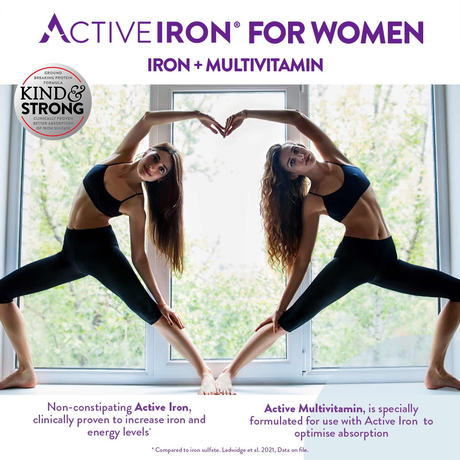 Foto 8 pulgar | Suplemento Active Iron Para Mujeres 30 Comprimidos - Venta Internacional.