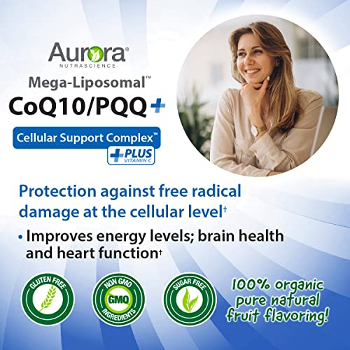 Foto 3 pulgar | Suplemento Aurora Nutrascience Megaliposomal Coq10/pqq+ Vit - Venta Internacional.