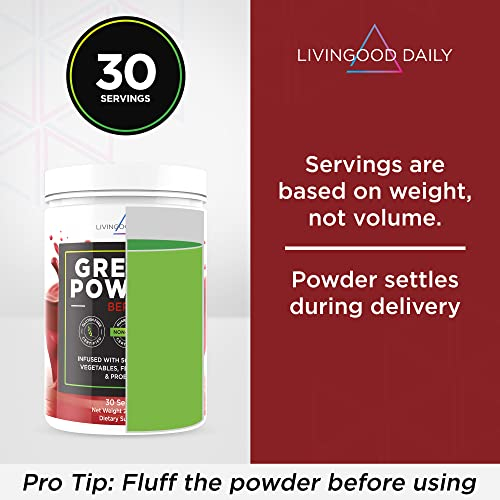 Foto 6 | Suplemento Livingood Daily Greens Powder 30 Porciones - Venta Internacional.