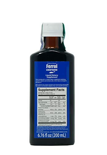Foto 3 pulgar | Suplemento Dietético Ferrol 1 Con Hierro, Vitaminas Y Minerales 200 - Venta Internacional.