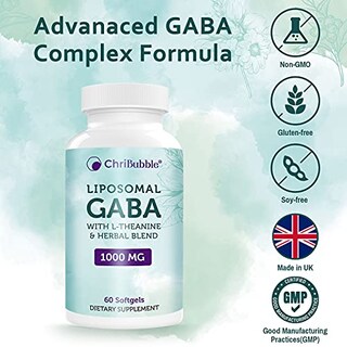 Foto 5 | Suplemento Christbubble Gaba Liposomal 1000 mg Con L-teanina 2 - Venta Internacional