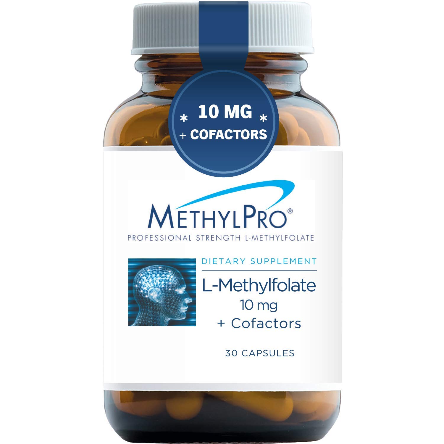 Suplemento De Metilfolato Methylpro 10 Mg Con Cofactores 30 Cápsulas - Venta Internacional.