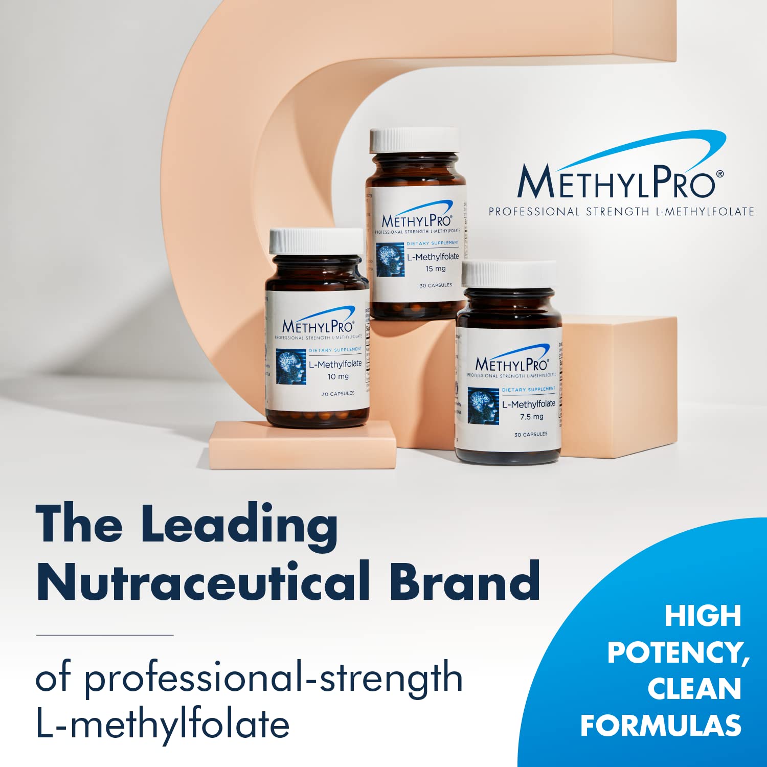 Foto 3 pulgar | Suplemento De Metilfolato Methylpro 10 Mg Con Cofactores 30 Cápsulas - Venta Internacional.