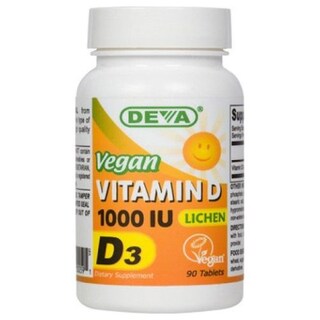 Foto 1 | Suplemento Deva Vegan Vitamins, Vitamina D3 Vegana, 90 Comprimidos - Venta Internacional.