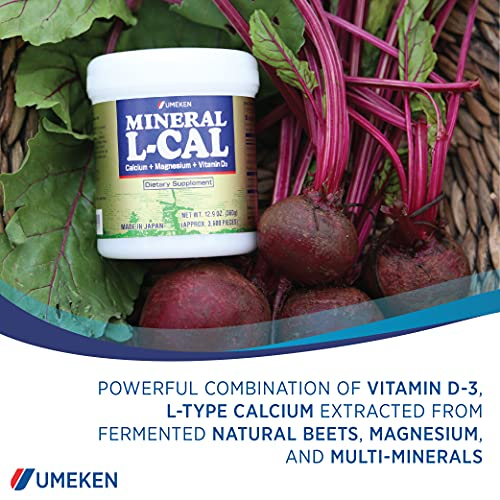 Foto 3 pulgar | Suplemento Umeken Mineral L-cal Con Magnesio Y Vitamina D3 36 - Venta Internacional.