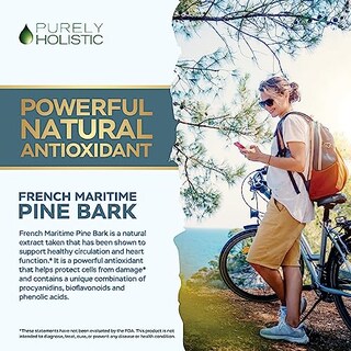 Foto 4 | Suplemento De Extracto De Corteza De Pino Puramente Holístico 350 Mg X180 - Venta Internacional.